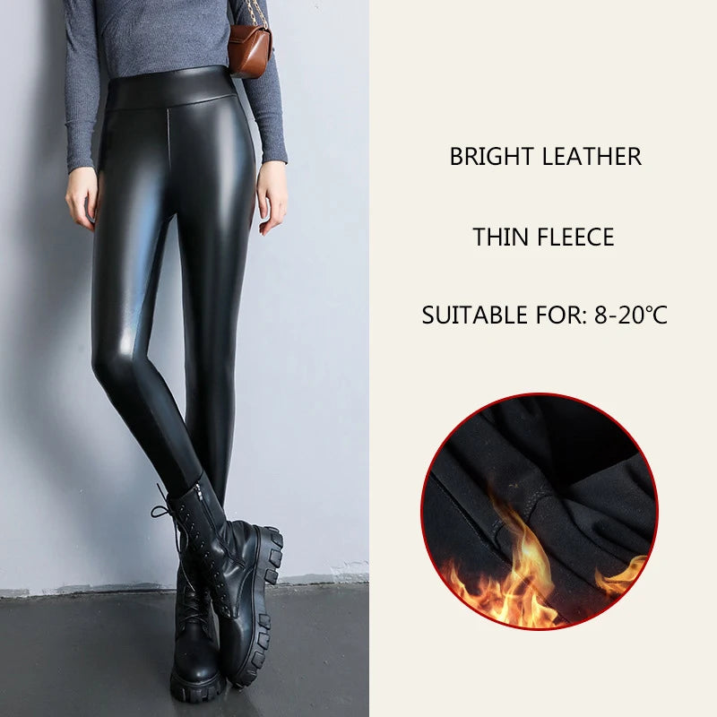 Mallas térmicas Bright Leather Thin Fleece 8-20ºC