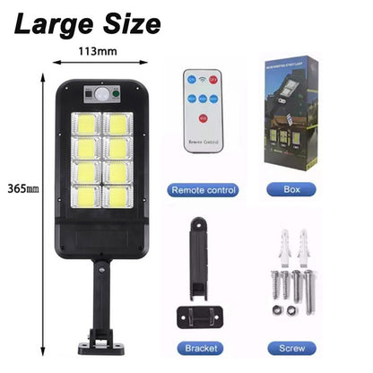 Solar Lamp With 3 Light Mode Remote Control