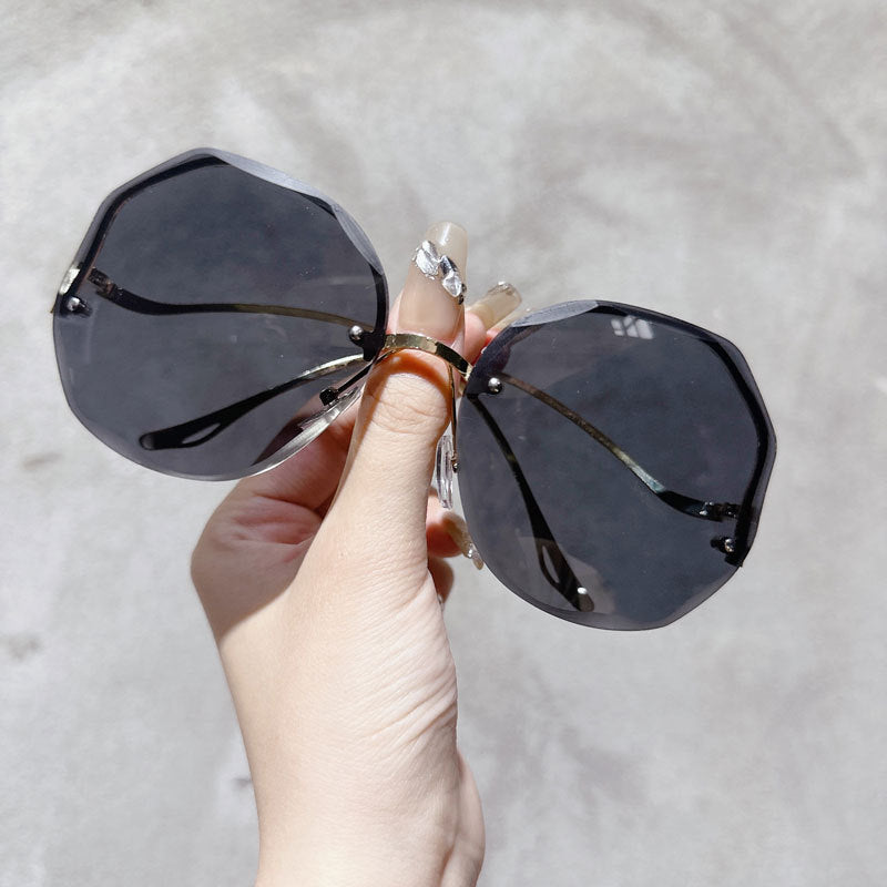Luxury Round Gradient Sunglasses Women