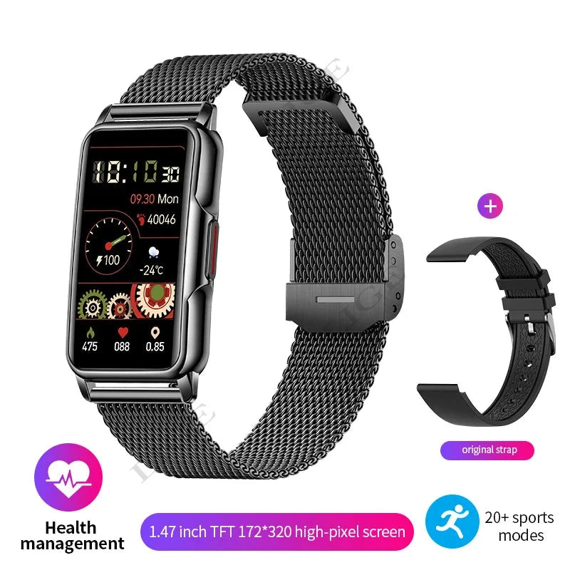 Smartwatch Mesh Belt Black