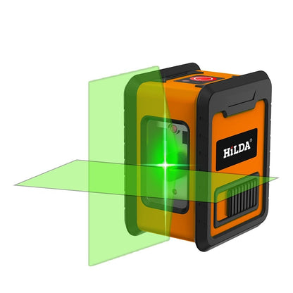 Laser Level Meter 2-Lines Cross Green Level Laser Horizontal Vertical