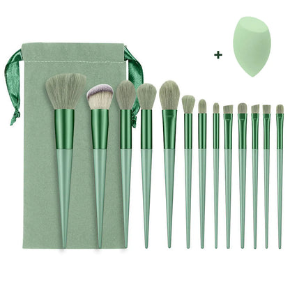 Brochas de maquillaje Green + Esponja