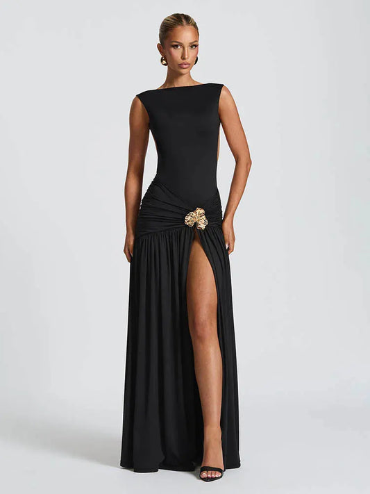 Long Elegant Dress Black