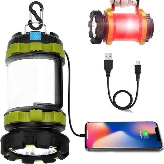 Camping Lantern Rechargeable 3000 Capacity Power Bank