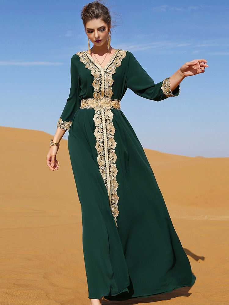 Party Long Dress Morocco Kaftan