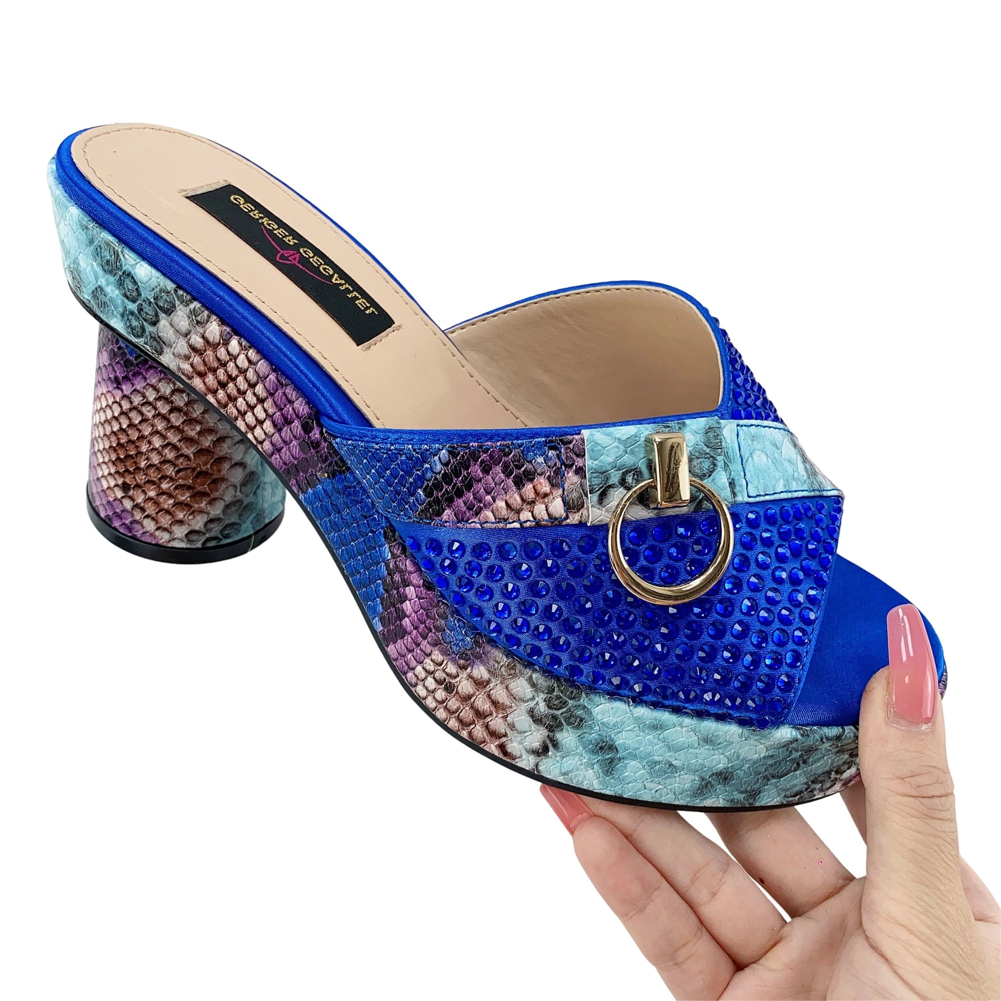 Sandalias Serpiente Blue