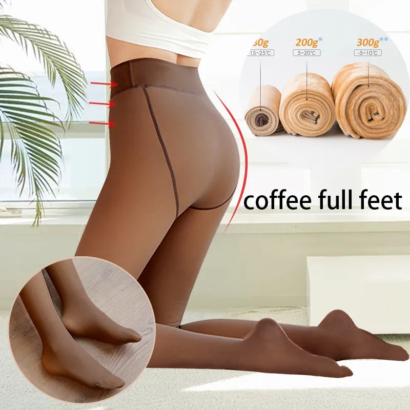 Mallas térmicas Coffee full feet