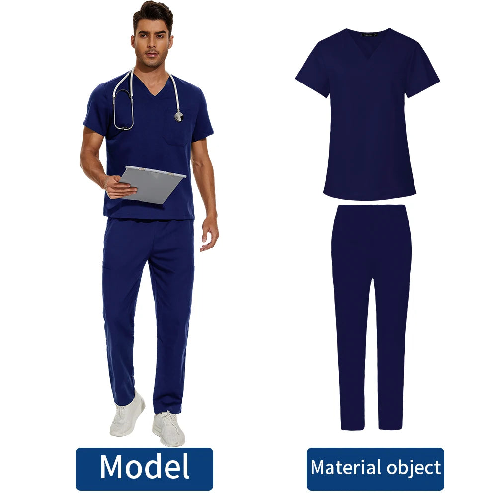 Men's Scrubs Navy Blue