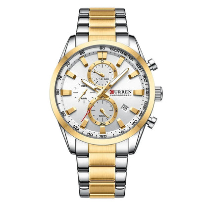 Reloj para hombre Gold White