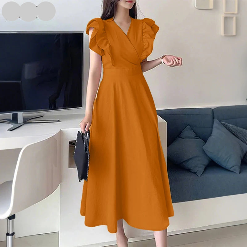 French Dress Orange