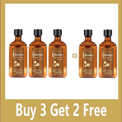 Biotina Shampoo 5pcs
