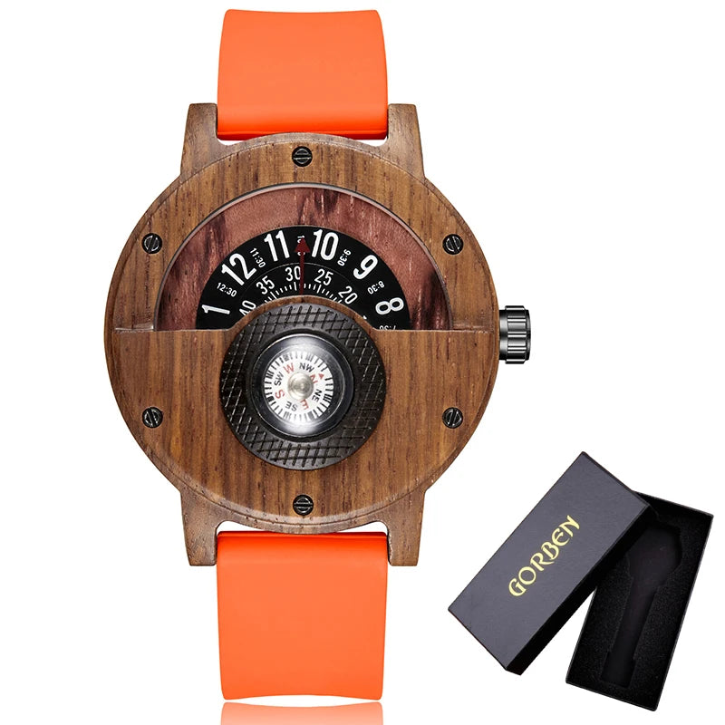 Wood Watch Orange Box