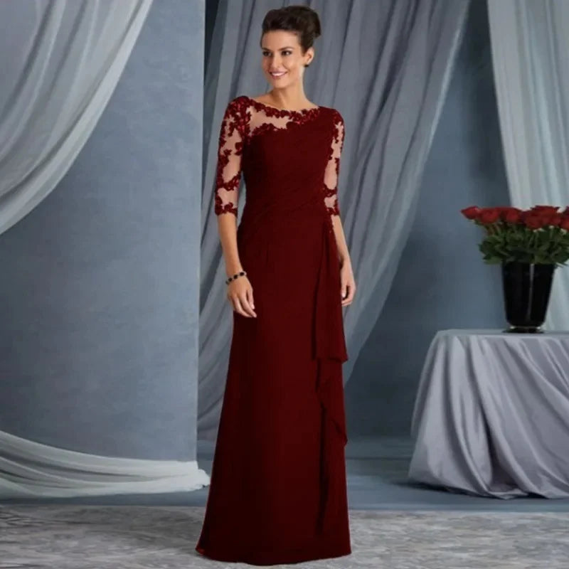Long Dress Burgundy