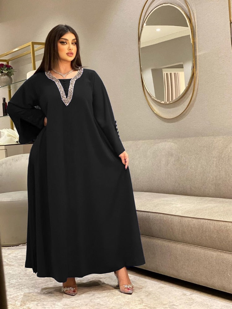 Morocco Muslim Party Dress Women Abaya
