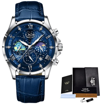 Reloj LIGE Silver Blue