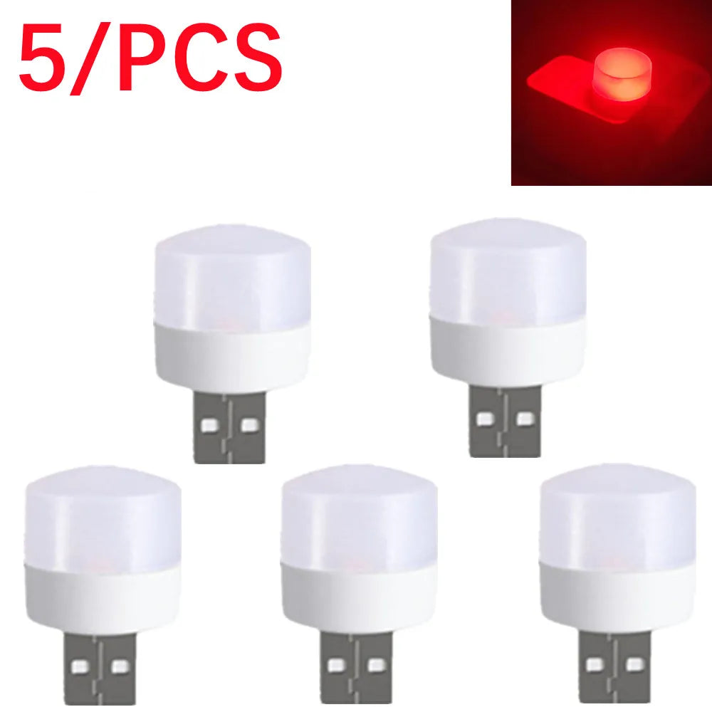 5 Lámparas USB led 05