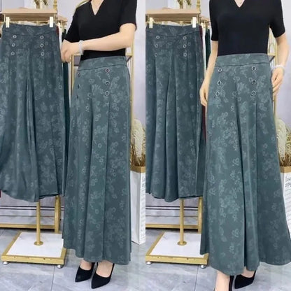 Pantalón vintage verde oscuro