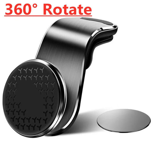 Soporte magnético para móviles 360 Rotate Black