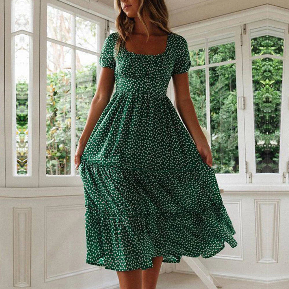 Vestido Floral Green