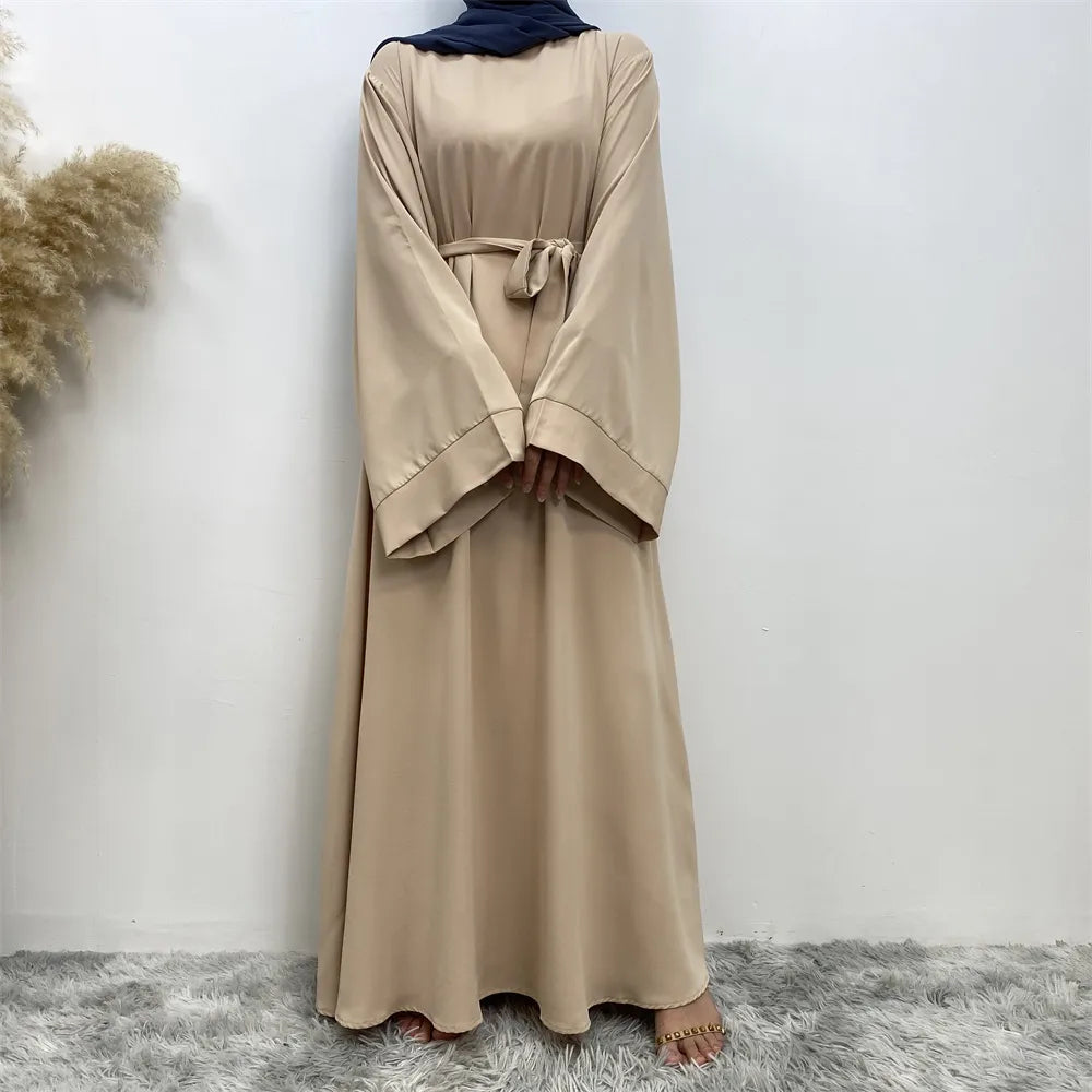 Abaya musulmana beige