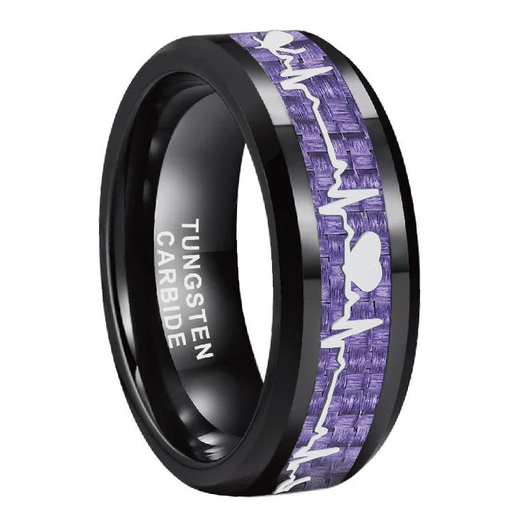 Tungsten Rings Purple