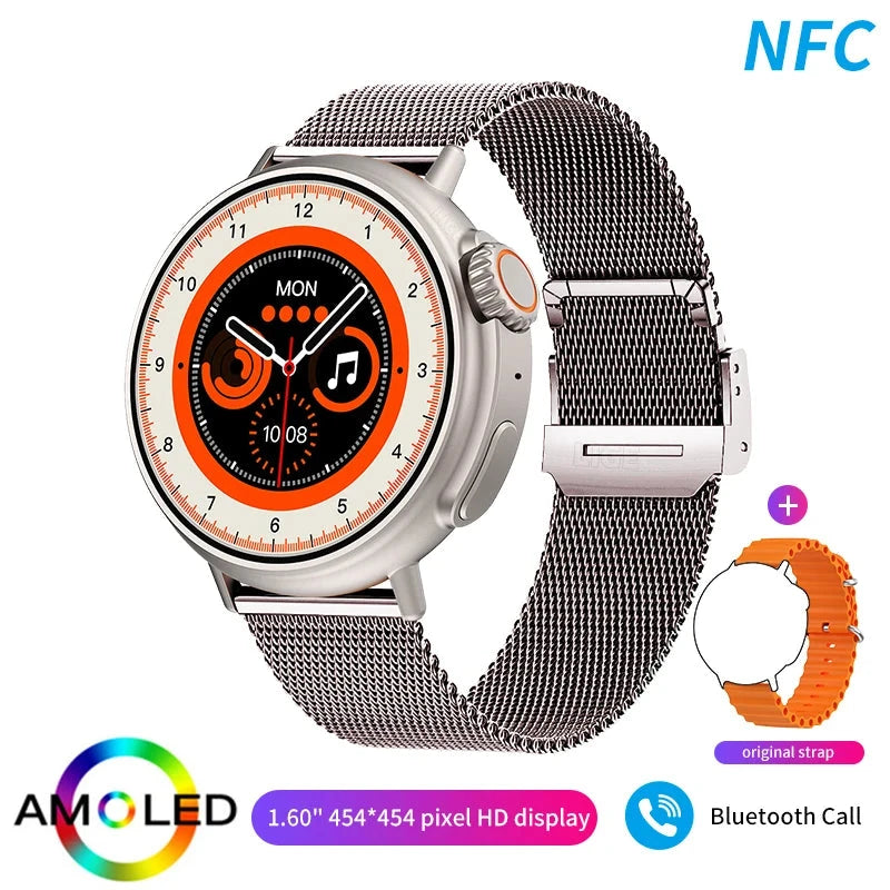 LIGE Smartwatch Mesh Belt Silver