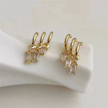 Trend Simulation Pearl Long Earrings Female