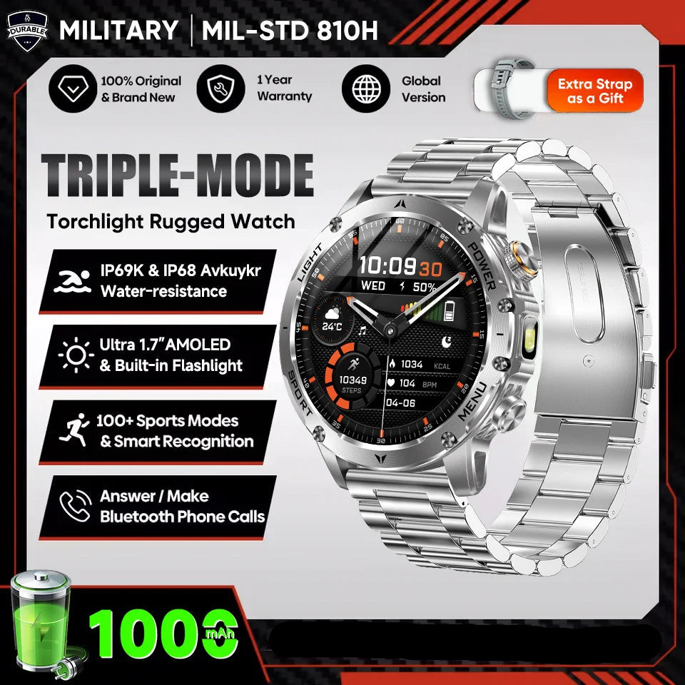 Smartwatch Silver Steel