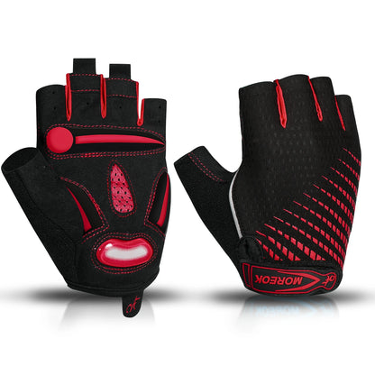 Guantes Medio dedo ciclismo Red