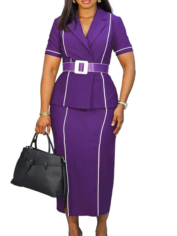 African Dress Purple