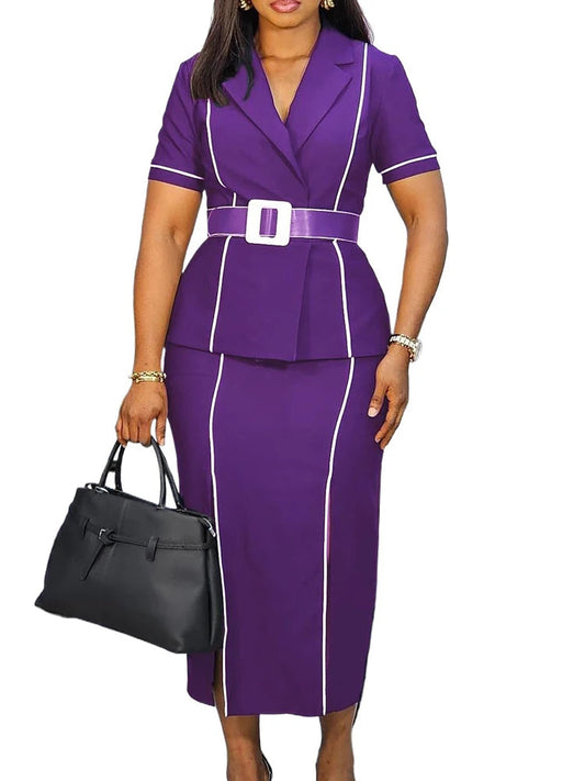 African Dress Purple