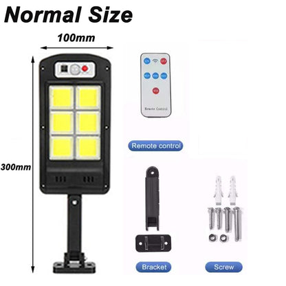 Solar Lamp With 3 Light Mode Remote Control