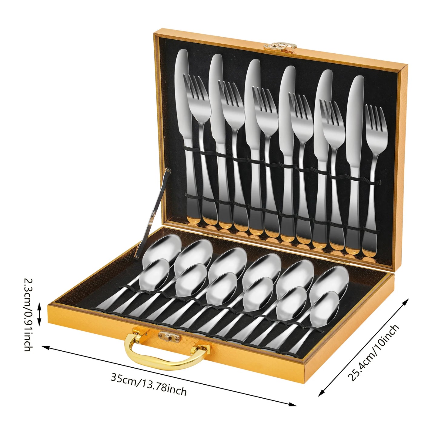 Cubiertos 24 piezas Silver