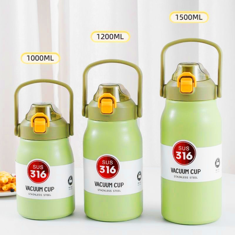 Thermo Bottle Portable Thermal Mug 1500ML Large Capacity
