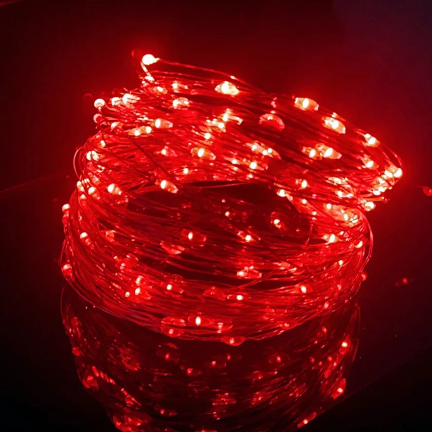 Tira de luces led roja