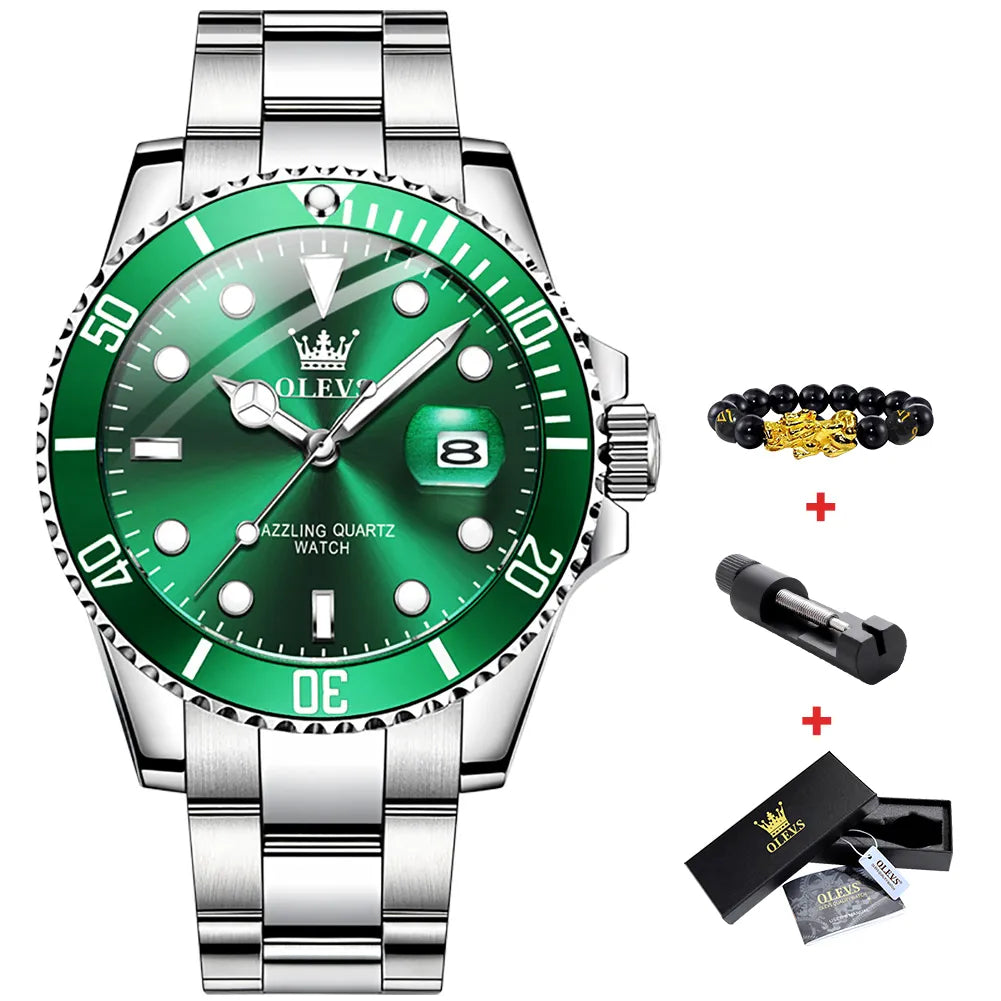 Reloj verde para hombres