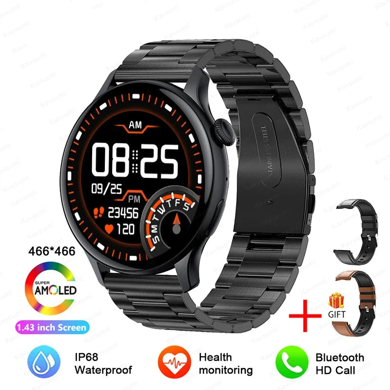 Smartwatch Black Steel 2