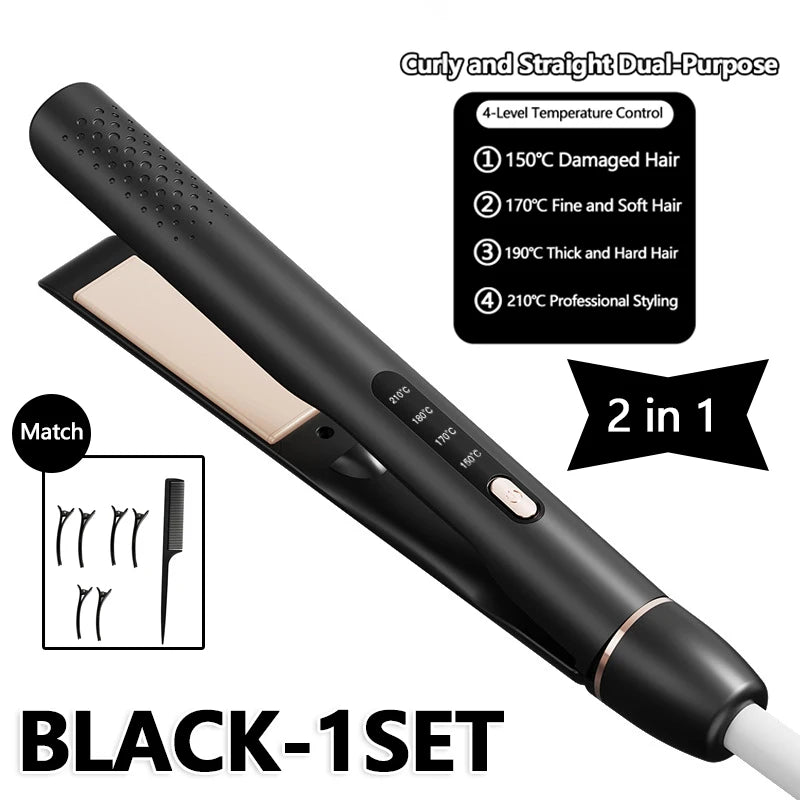 Hair Straightener Black 1Set