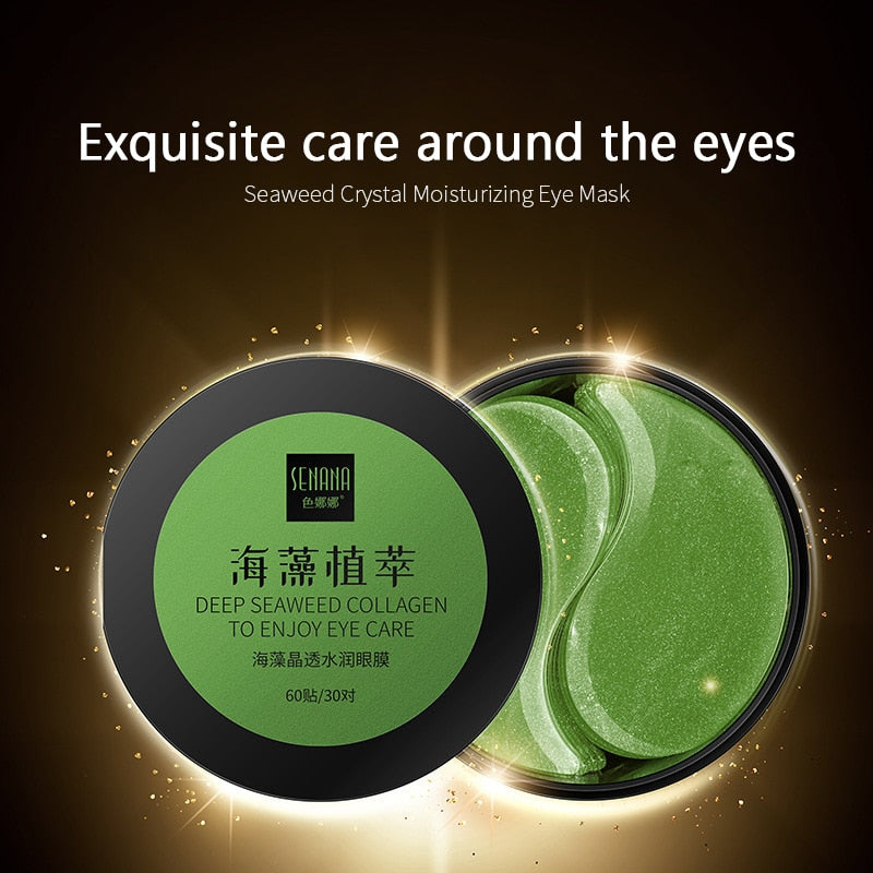 24k Gold Hyaluronic Acid Eye Mask 60pcs Moisturizing Anti-Aging