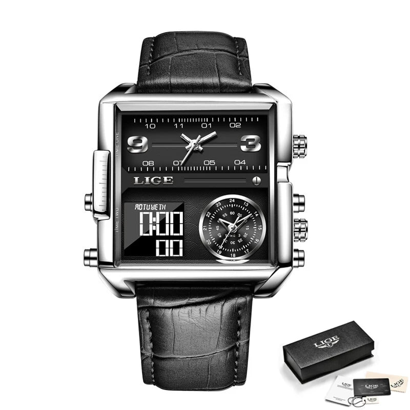 Watch Silver Black AJ