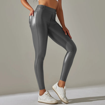 Legging de terciopelo fino grey