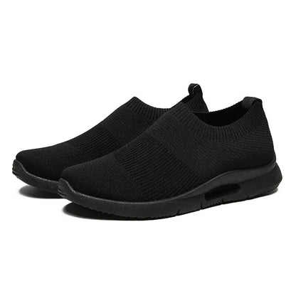 Zapatos para caminar negros de mujer