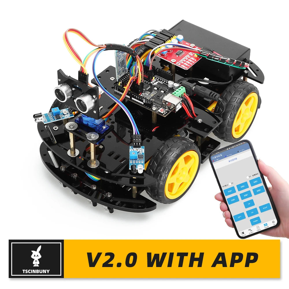 Coche robot inteligente V2.0 with App