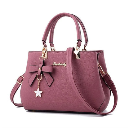 Leather Handbag Pink