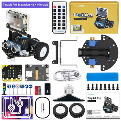 Coche Robot Tiny-bit Pro Expansion Kit + Microbit