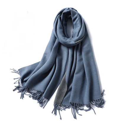 Winter Cashmere Scarf Women Thick Warm Shawls Wraps Lady