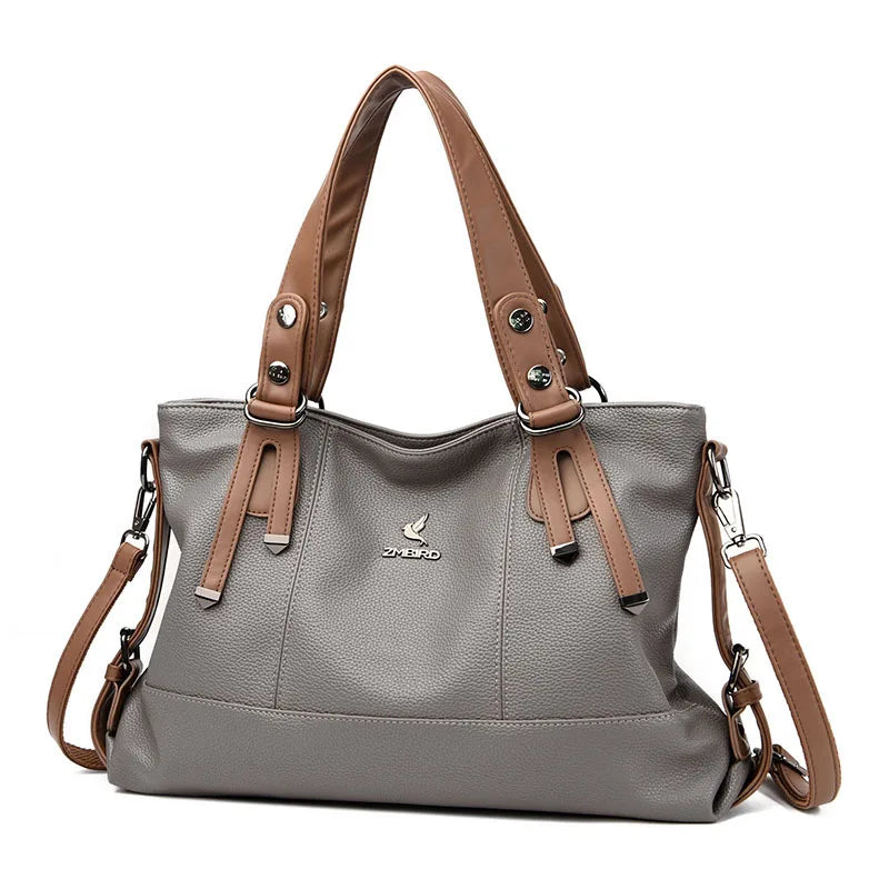 Large Capacity Handbags Grey