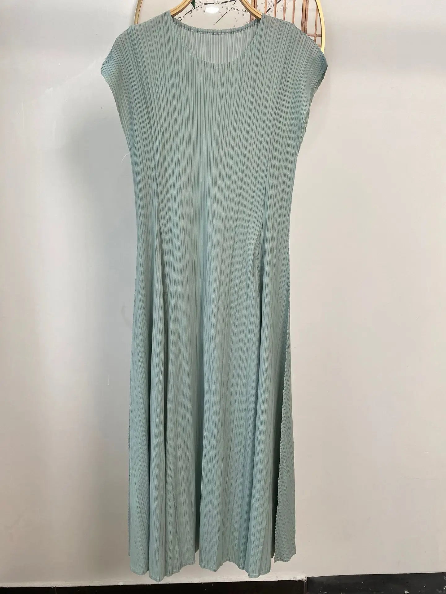 Folds Dress LIght Blue