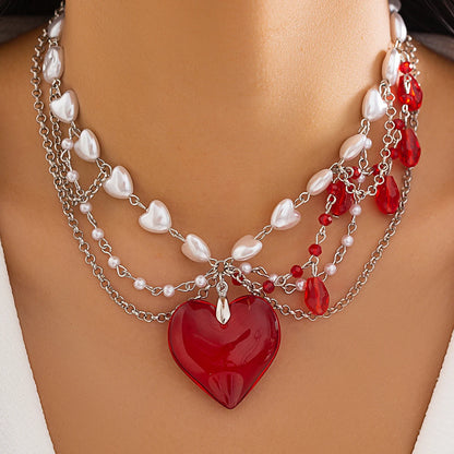 Collar Red Heart