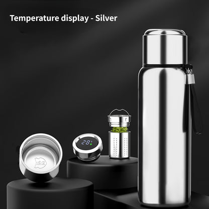 Termos Temperature display-silver